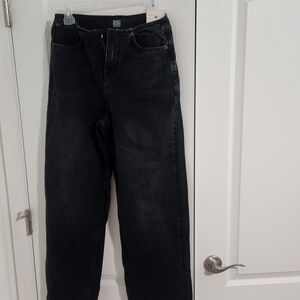 BDG Black Flare Wide Leg Jeans High-Waisted